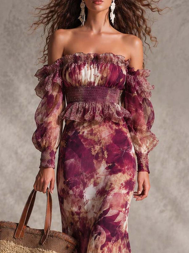 Lyra | Maxi Dress with Floral Print