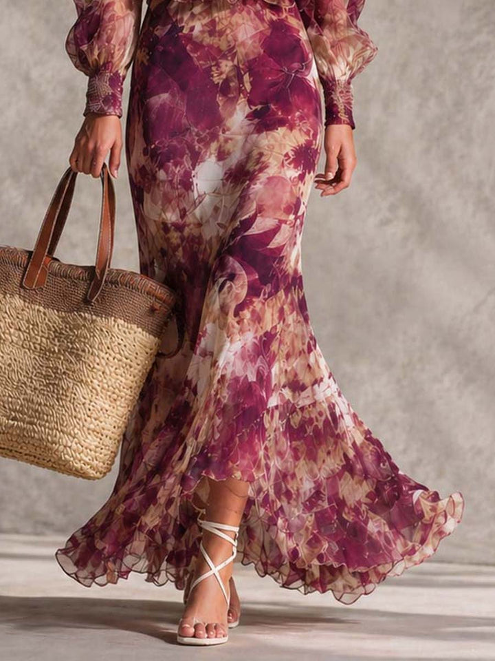 Lyra | Maxi Dress with Floral Print