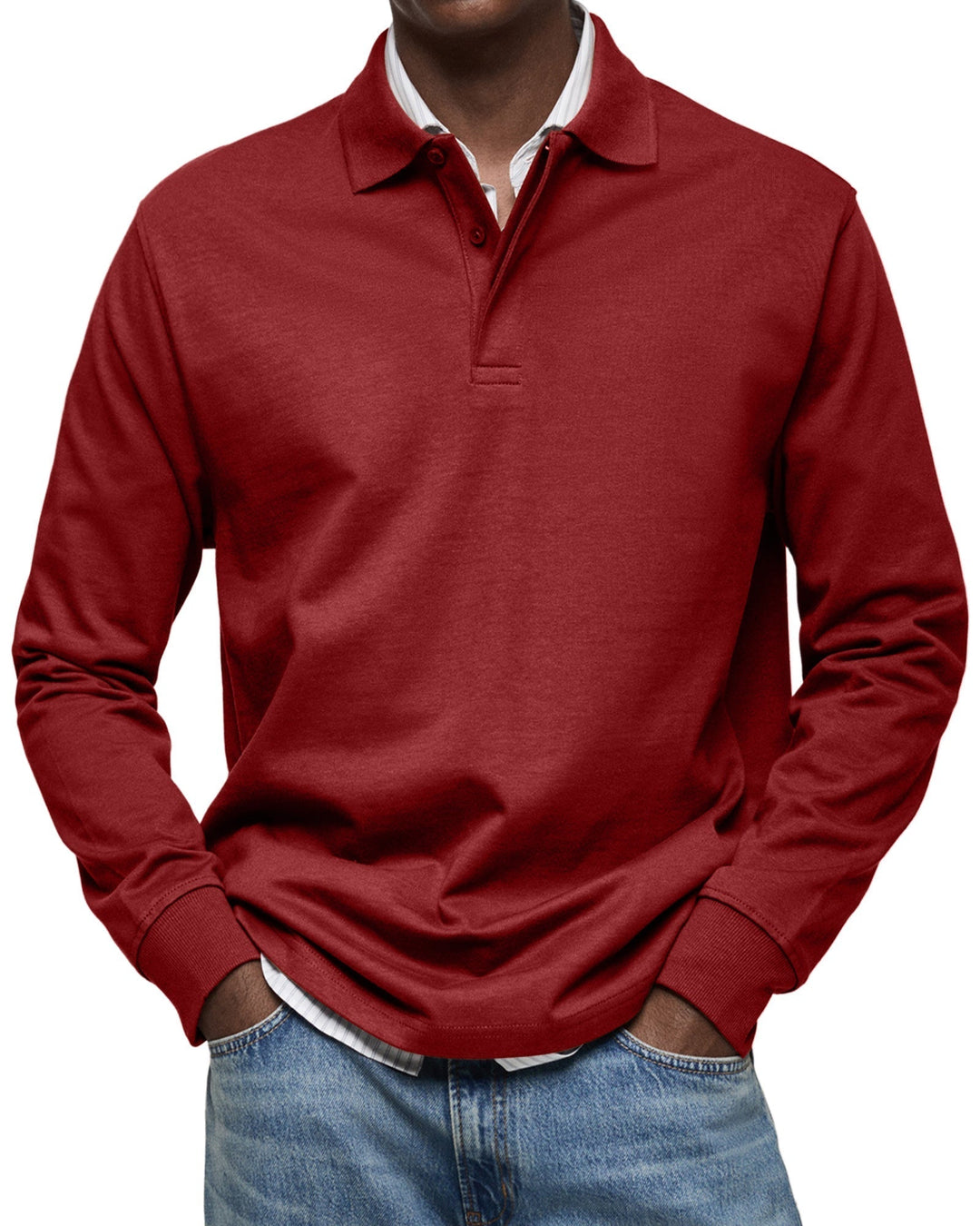 Luka - Luxe Long Sleeve Polo