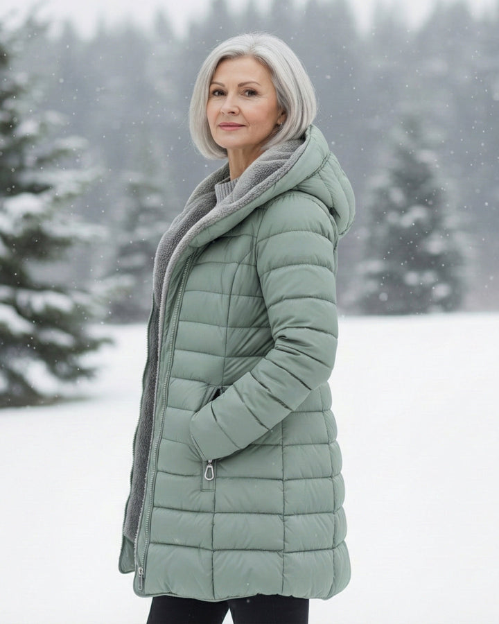 Elena – Padded Winter Jacket with Hood
