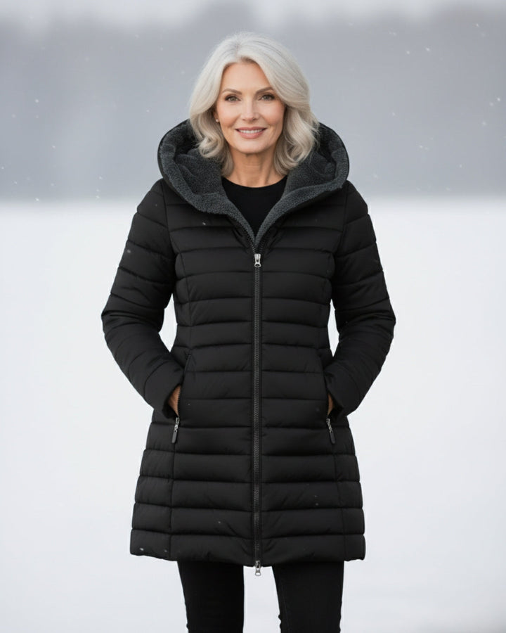 Elena – Padded Winter Jacket with Hood