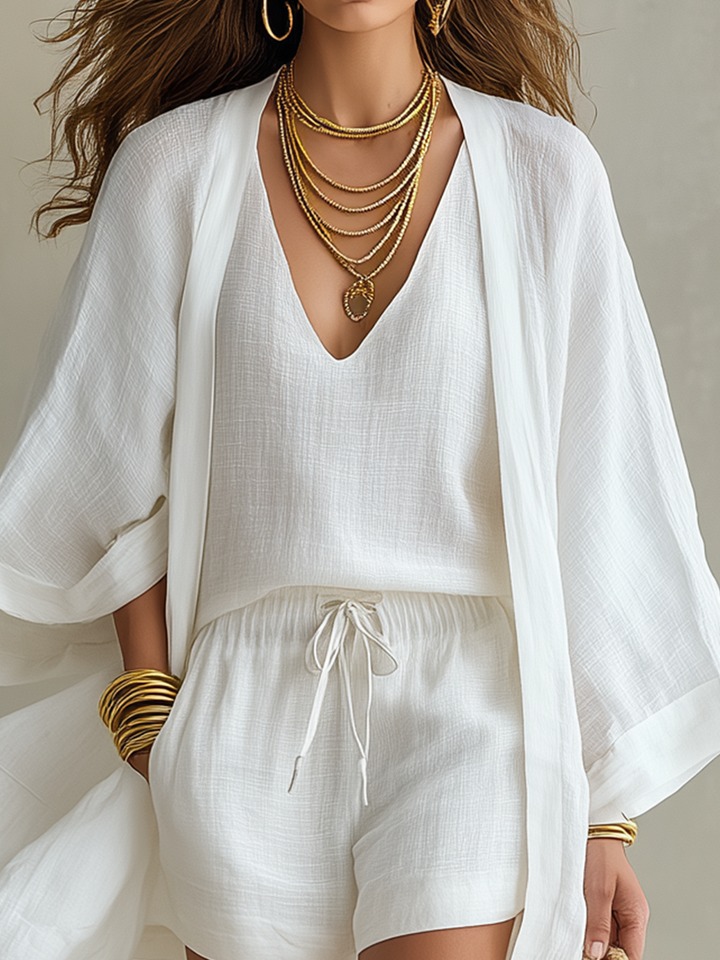 Aria | Three-Piece Linen Set