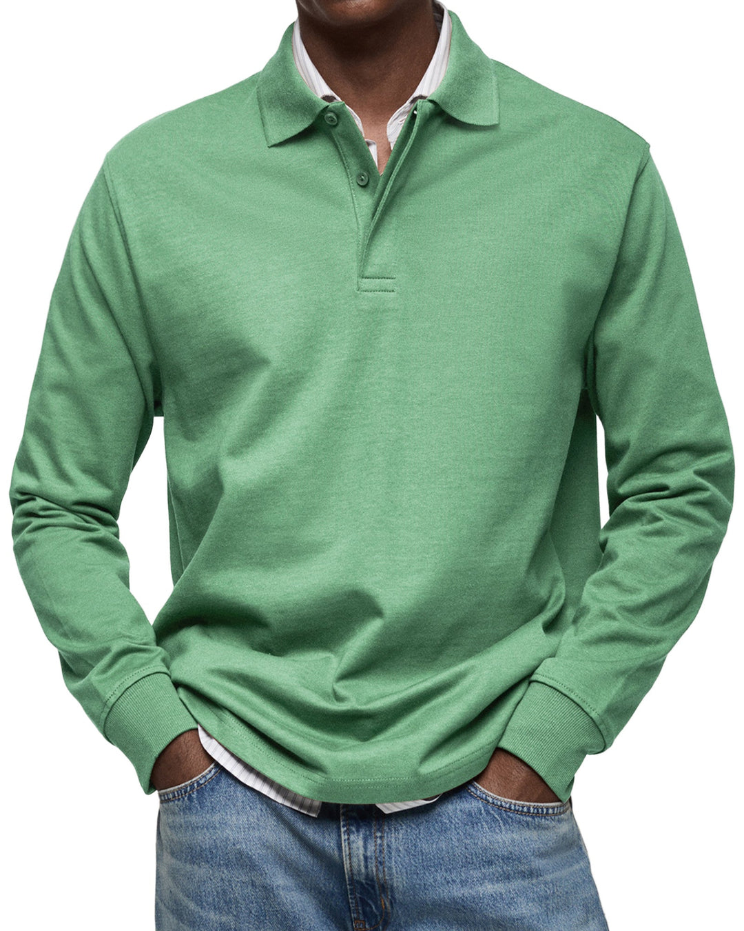 Luka - Luxe Long Sleeve Polo