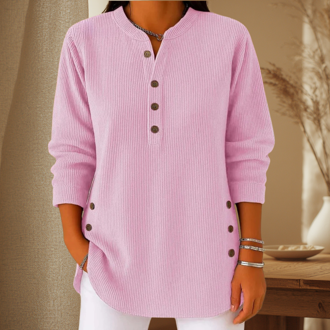 Eden | Button Henley Tunic