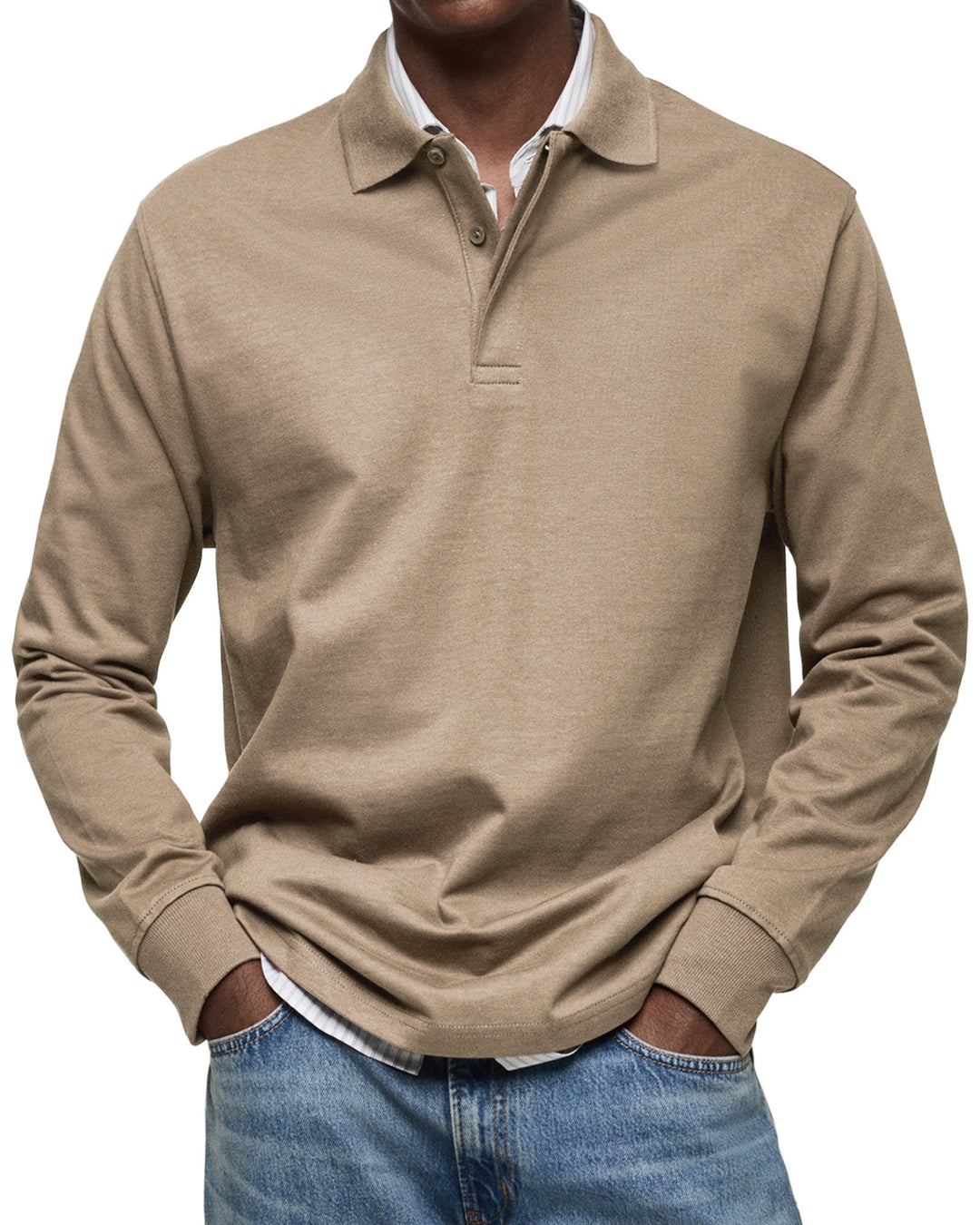Luka - Luxe Long Sleeve Polo