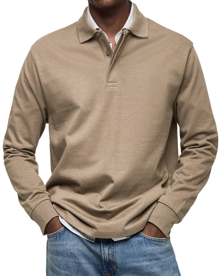 Luka - Luxe Long Sleeve Polo