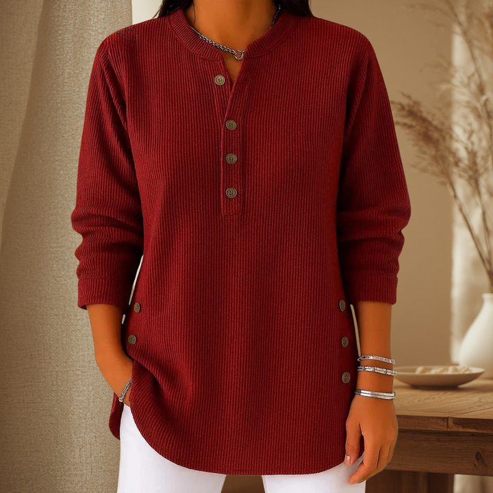 Eden | Button Henley Tunic
