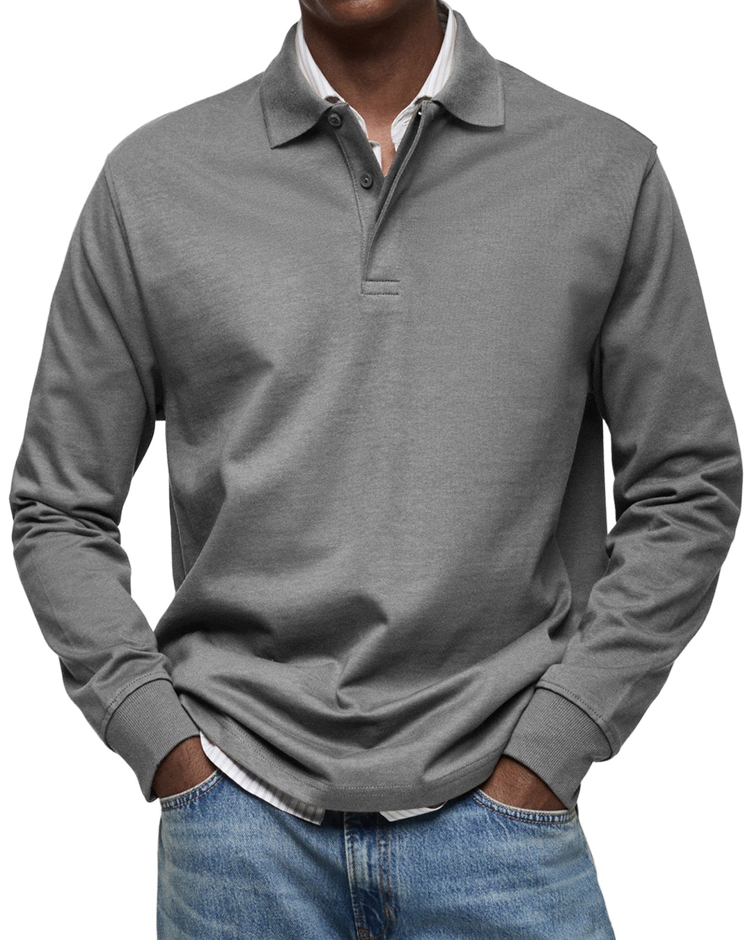 Luka - Luxe Long Sleeve Polo