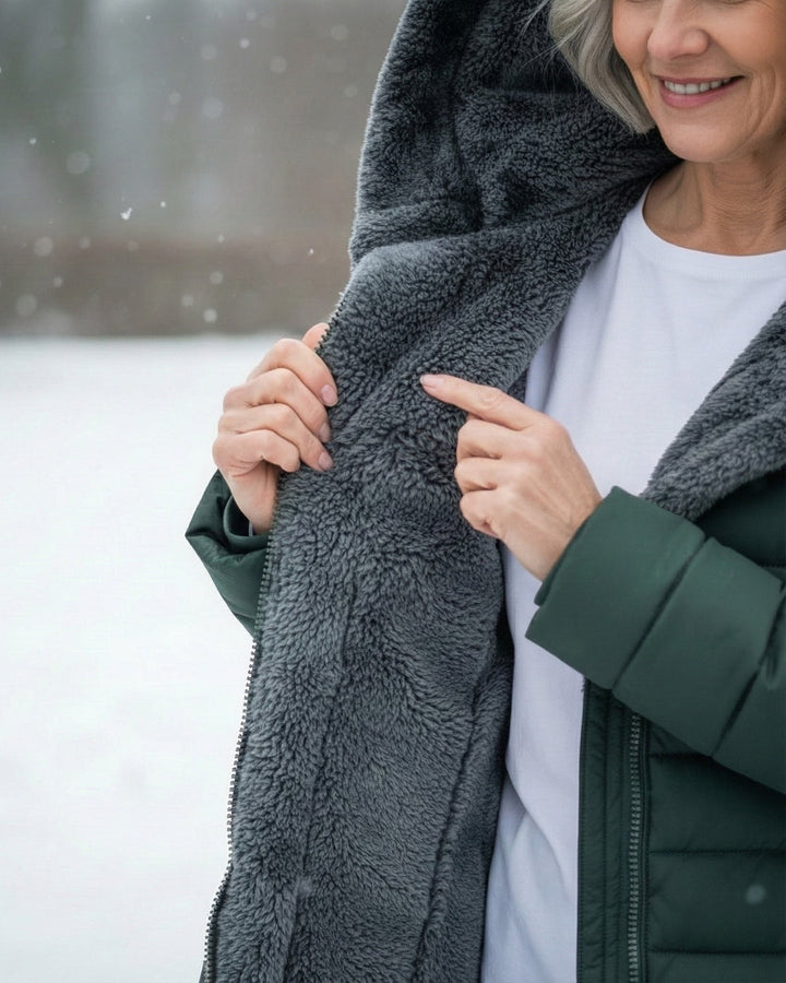 Elena – Padded Winter Jacket with Hood
