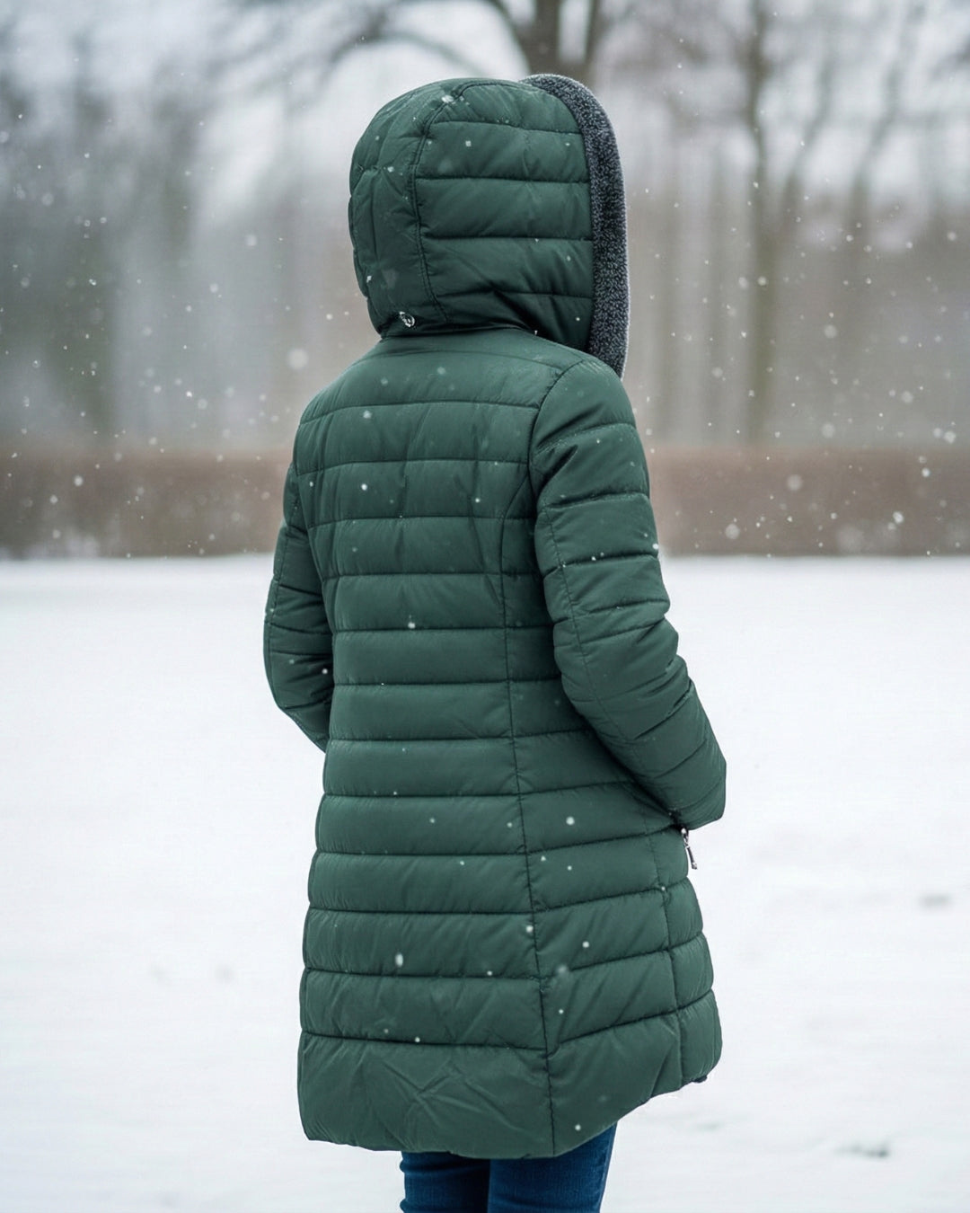 Elena – Padded Winter Jacket with Hood