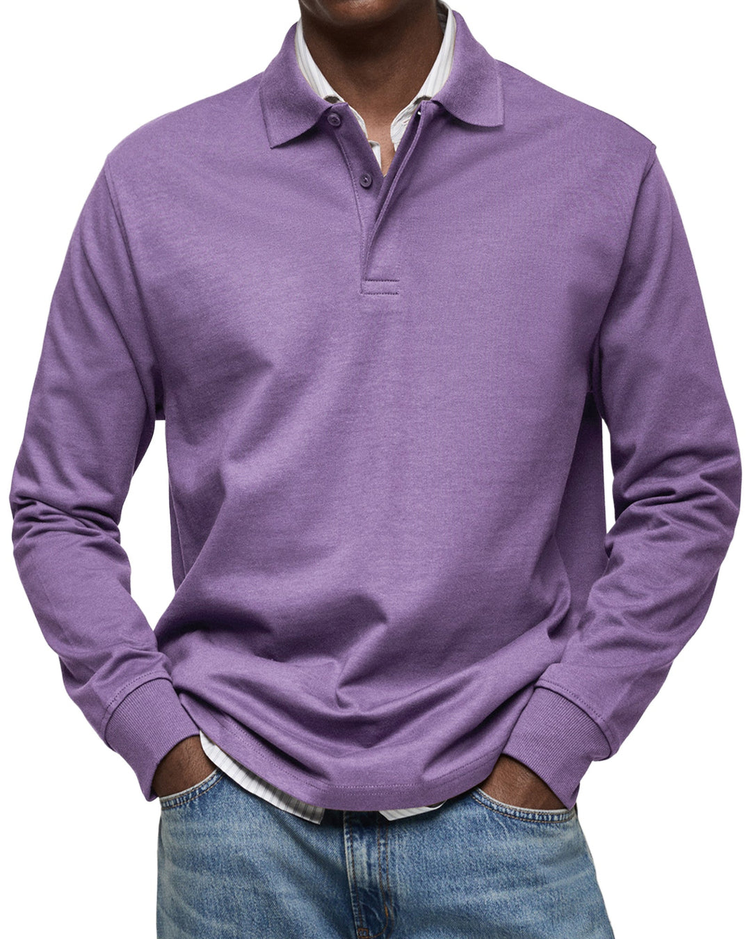 Luka - Luxe Long Sleeve Polo