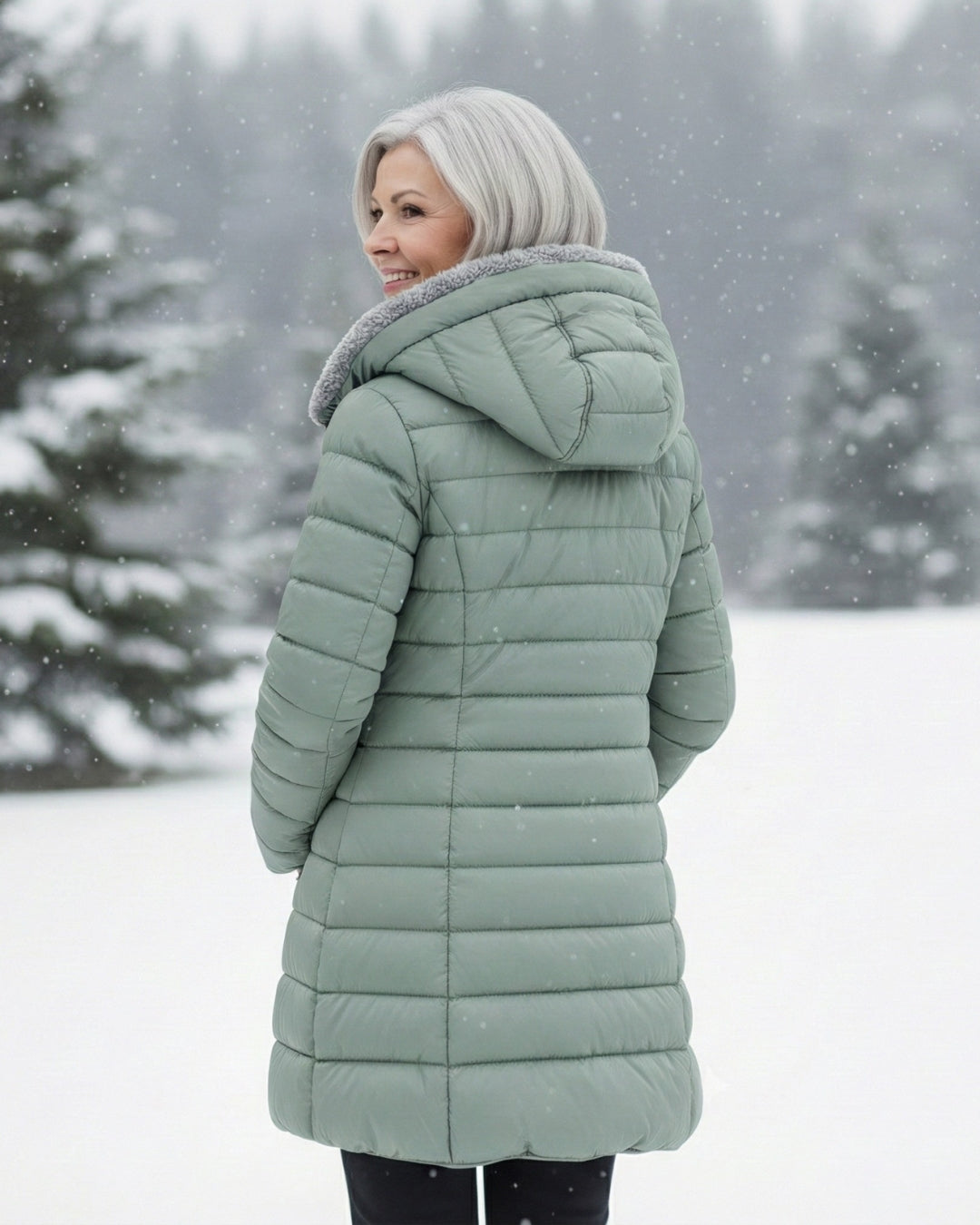 Elena – Padded Winter Jacket with Hood