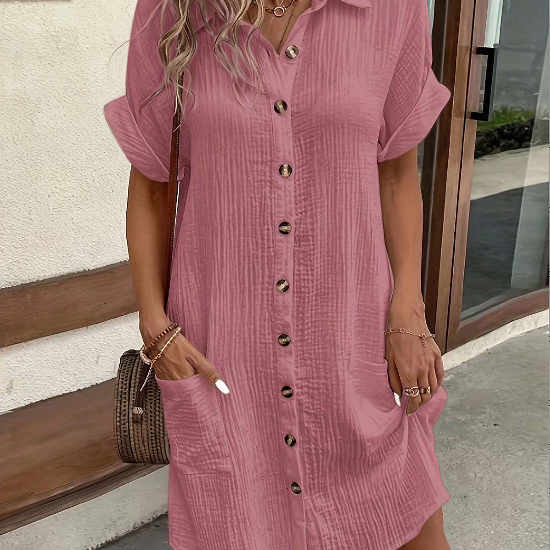 Elise | Casual Shirt Dress