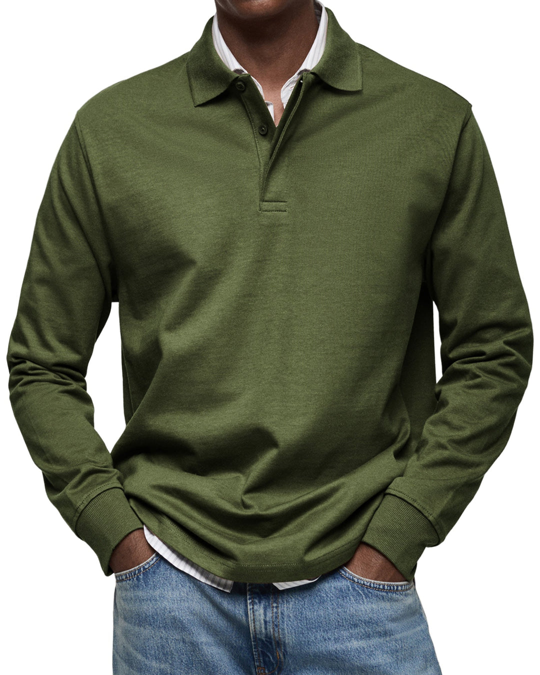 Luka - Luxe Long Sleeve Polo