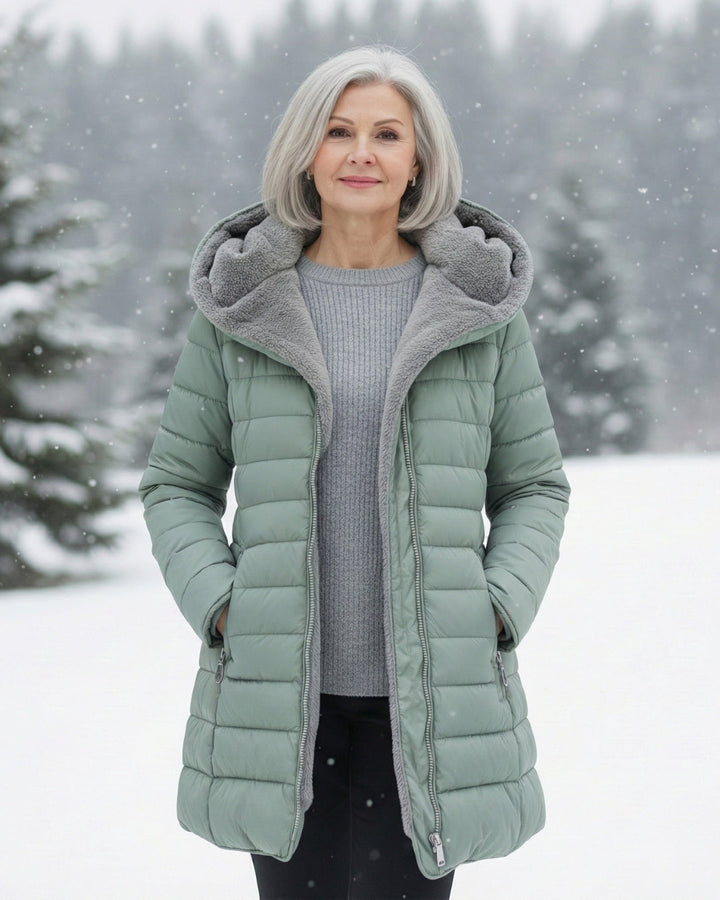 Elena – Padded Winter Jacket with Hood