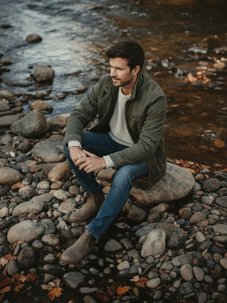 Valmont Vintage Olijfgroene Field Jacket