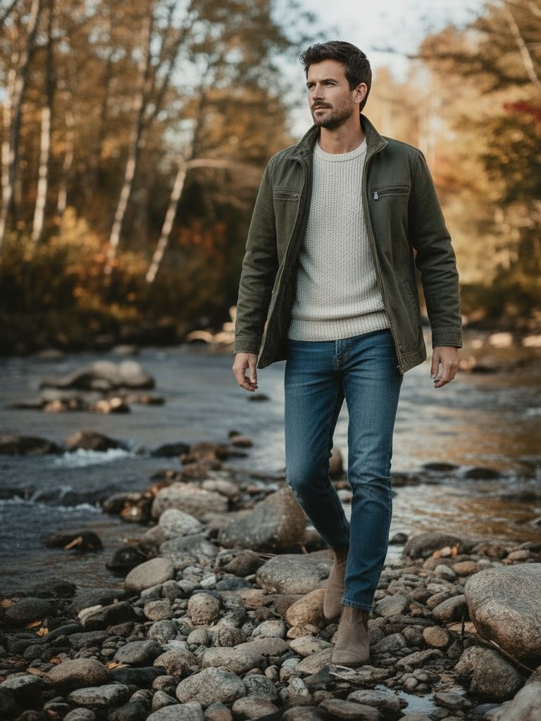 Valmont Vintage Olijfgroene Field Jacket