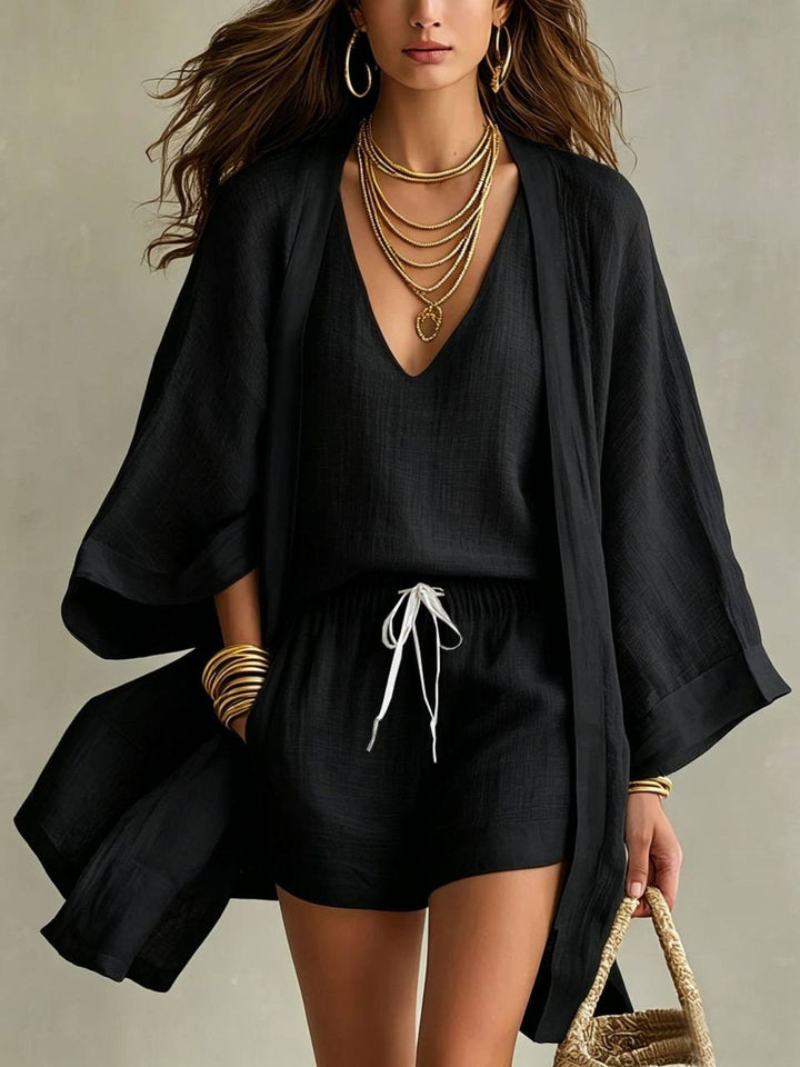 Aria | Three-Piece Linen Set