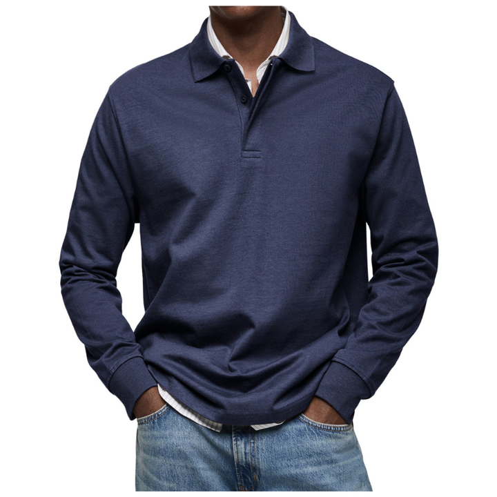 Luka - Luxe Long Sleeve Polo