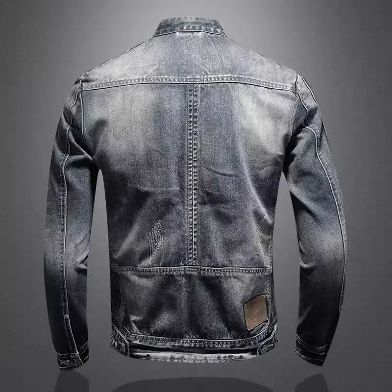 Velmarique™ | Motorcycle Denim Jacket