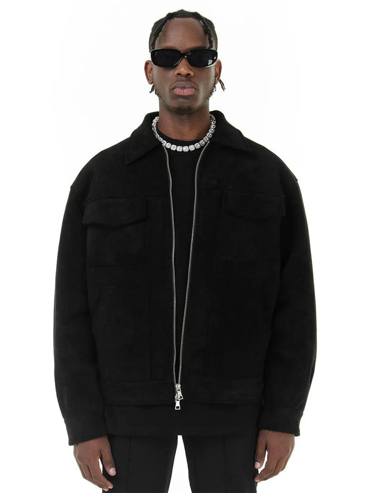 Velmarique™ | Oversized Suede Jacket
