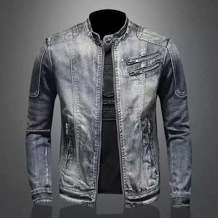 Velmarique™ | Motorcycle Denim Jacket