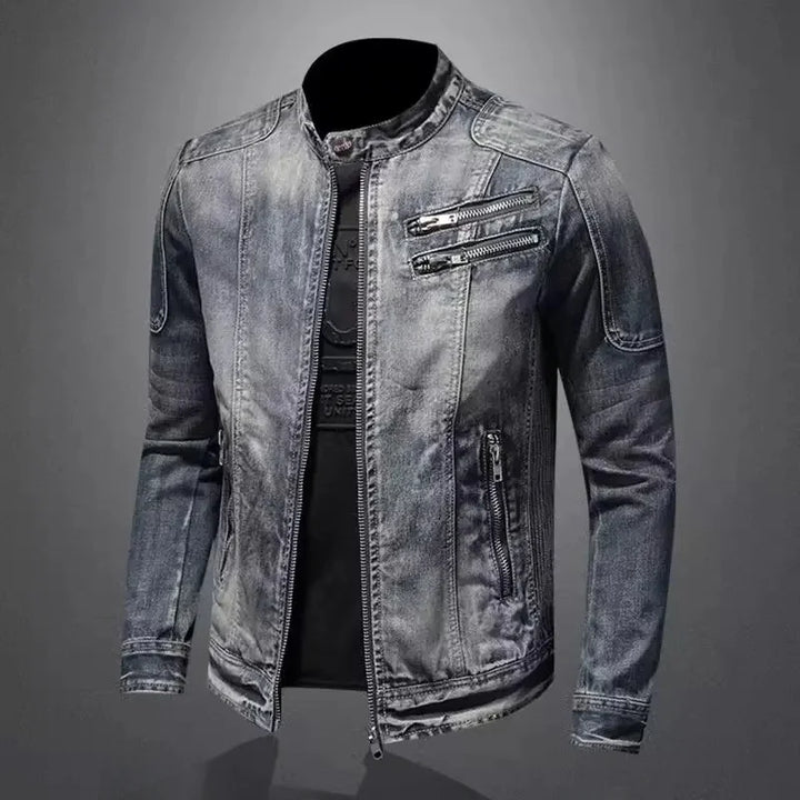 Velmarique™ | Motorcycle Denim Jacket