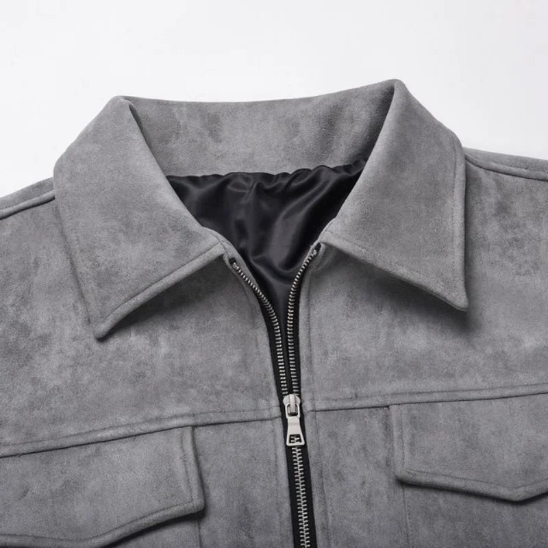 Velmarique™ | Oversized Suede Jacket