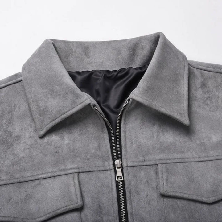 Velmarique™ | Oversized Suede Jacket