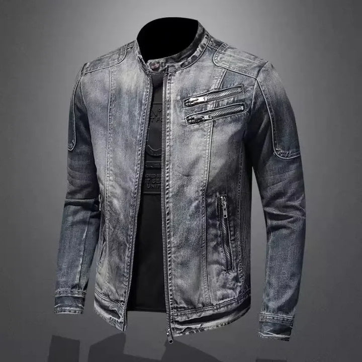 Velmarique™ | Motorcycle Denim Jacket