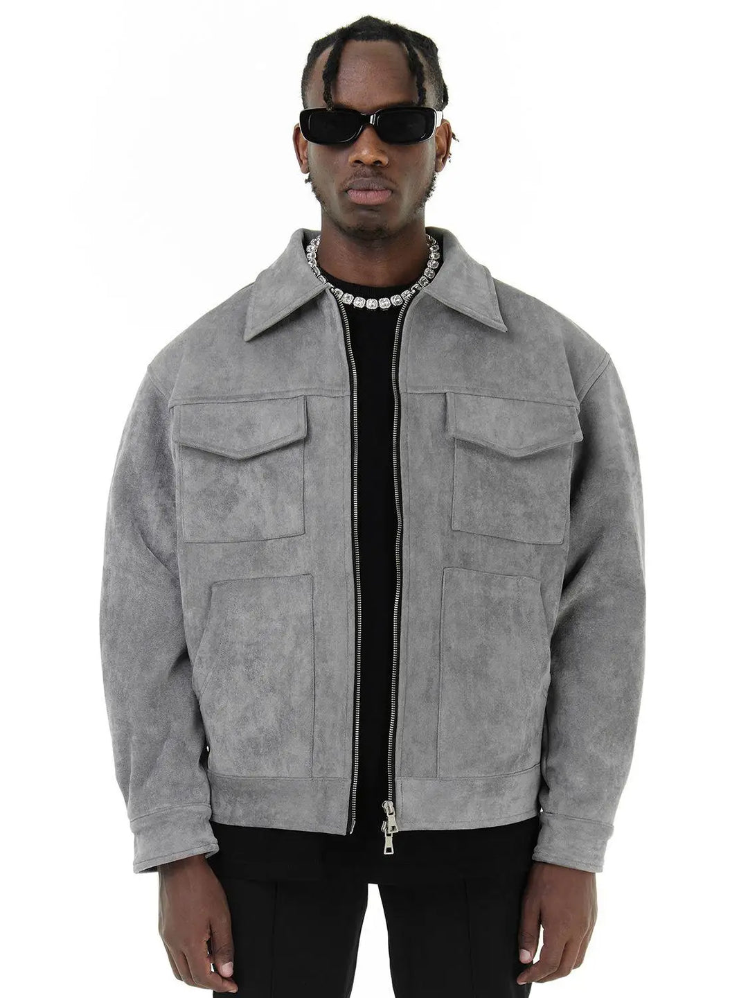 Velmarique™ | Oversized Suede Jacket