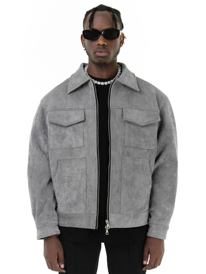 Velmarique™ | Oversized Suede Jacket