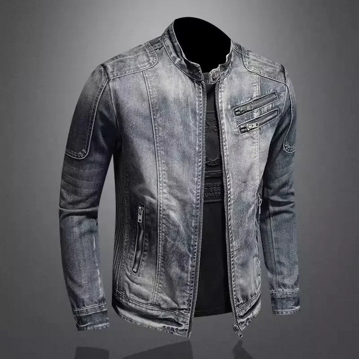 Velmarique™ | Motorcycle Denim Jacket