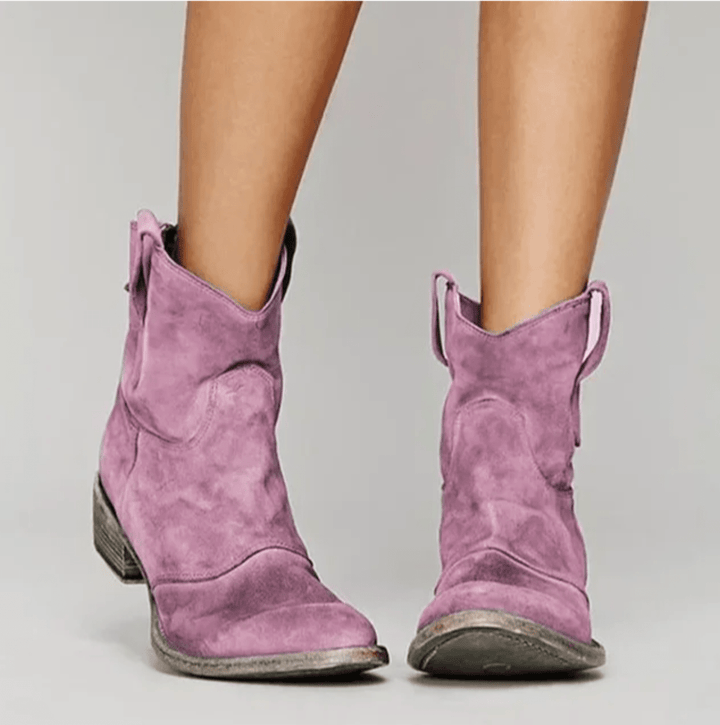 Sadie | Western Ankle Boots