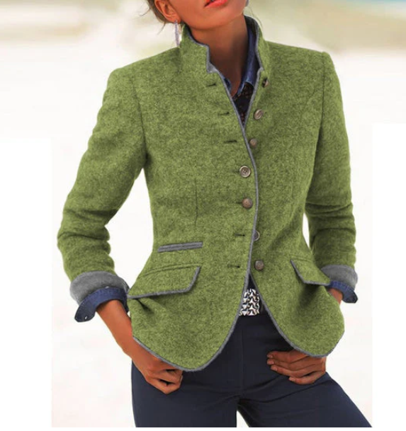Lily | Elegant Jacket with High Collar
