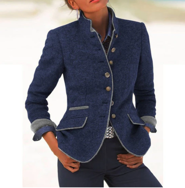 Lily | Elegant Jacket with High Collar
