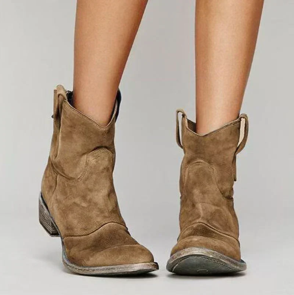 Sadie | Western Ankle Boots