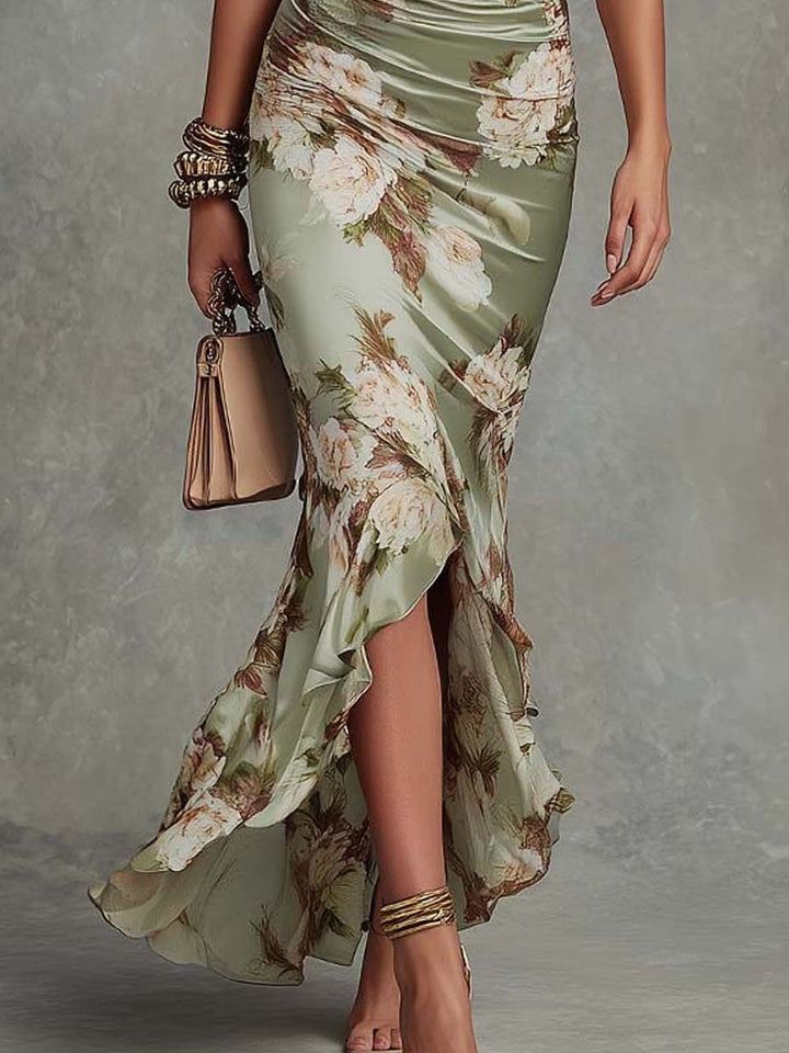 Malwina | Maxi Dress with Bell Sleeves