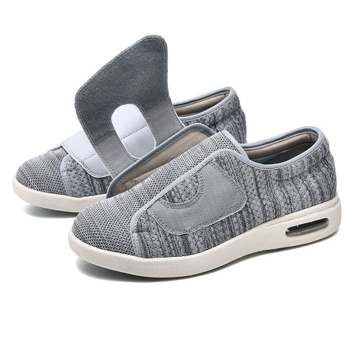 Stride | Women's Wide-Fit Velcro Strap Trainers with Air Cushion Sole