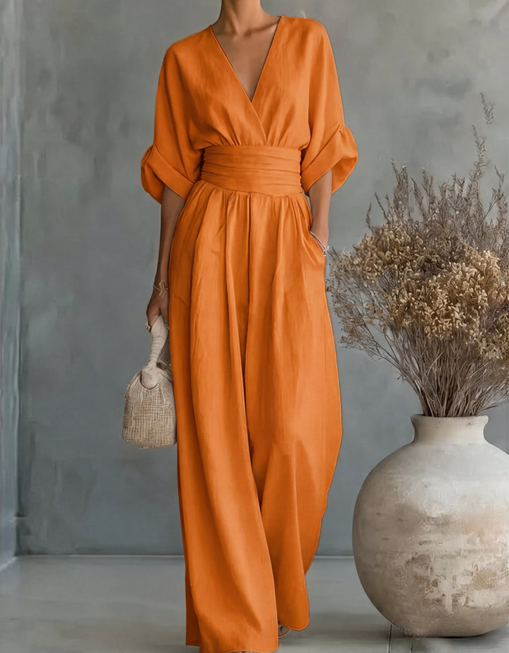 Élise – Elegant Fluid Jumpsuit