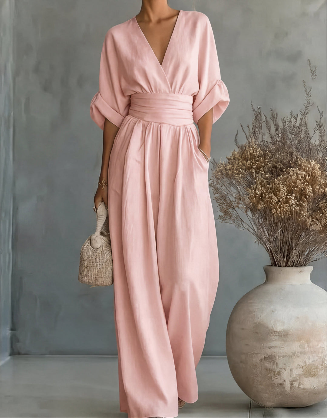 Élise – Elegant Fluid Jumpsuit