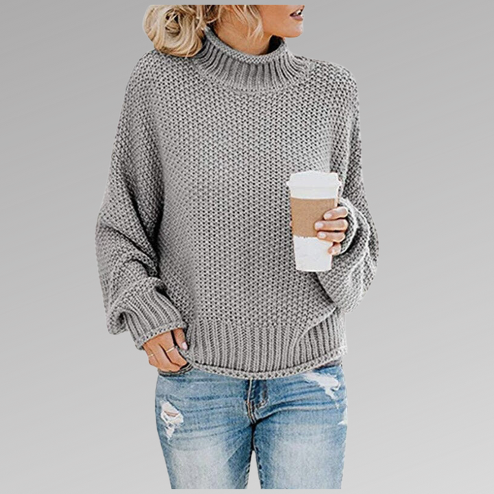 Esmeralda | Women's Turtleneck Long Sleeve Sweater
