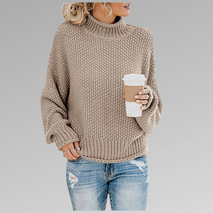 Esmeralda | Women's Turtleneck Long Sleeve Sweater