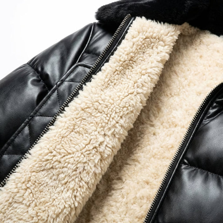 Laluna® | Warme gewatteerde jas met vintage uitstraling