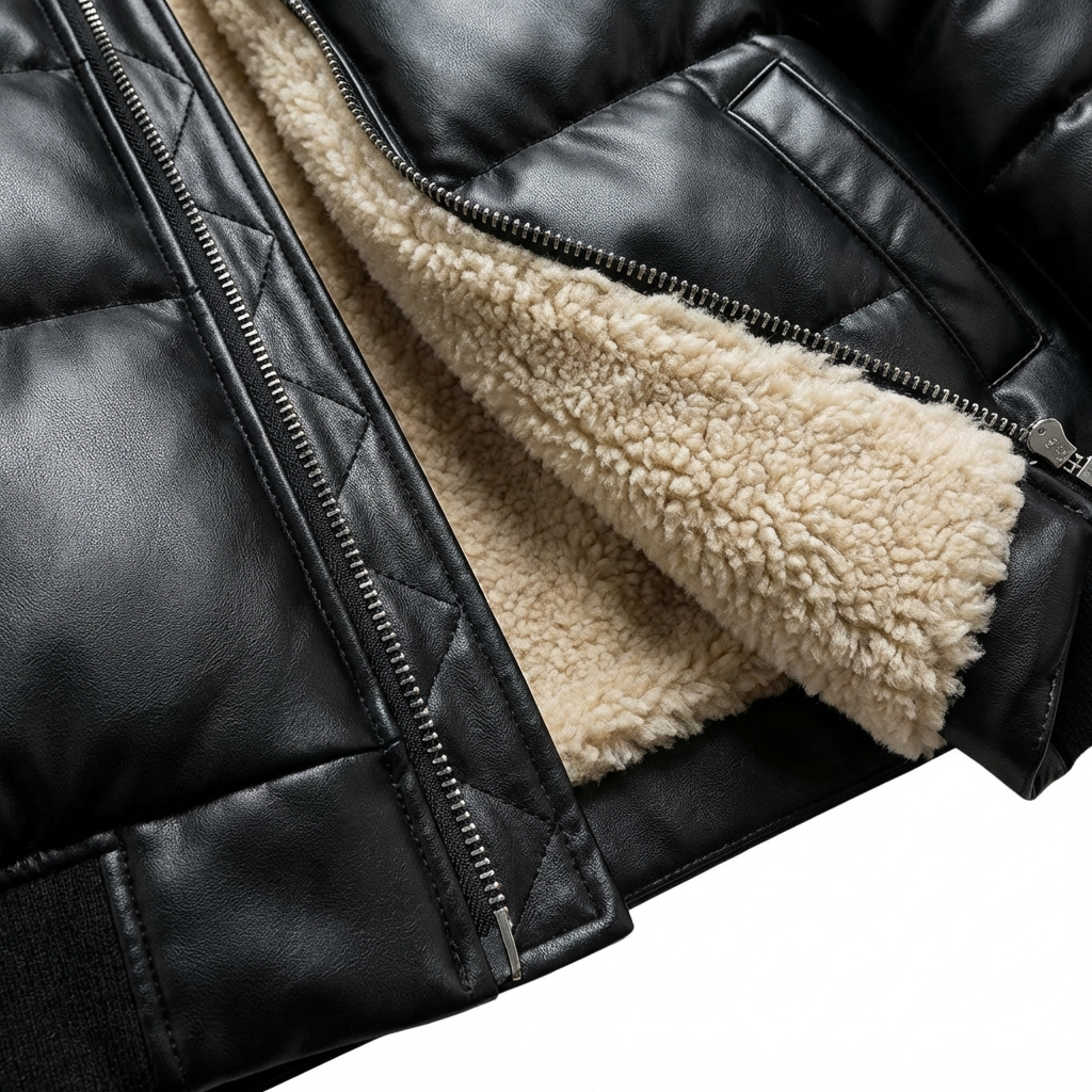 Laluna® | Warme gewatteerde jas met vintage uitstraling