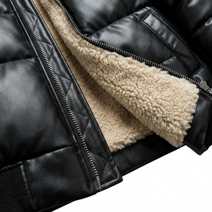 Laluna® | Warme gewatteerde jas met vintage uitstraling