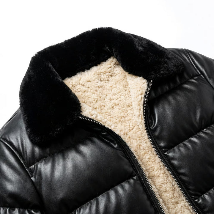 Laluna® | Warme gewatteerde jas met vintage uitstraling