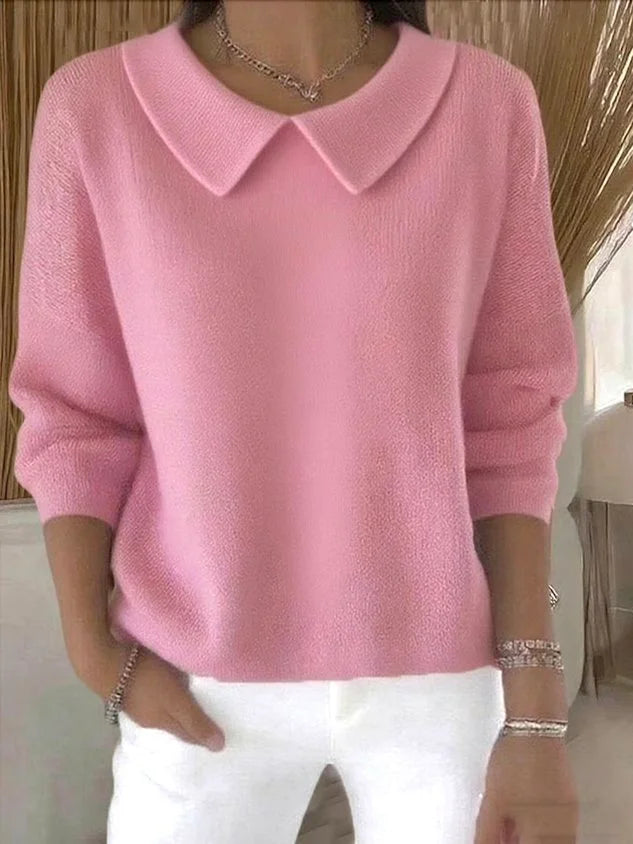 Lysandra | Women's Collared Long Sleeve Sweater