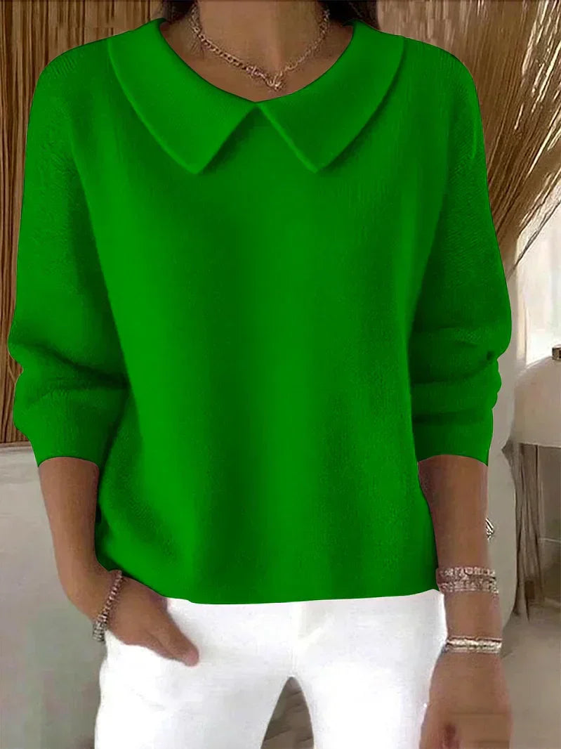 Lysandra | Women's Collared Long Sleeve Sweater