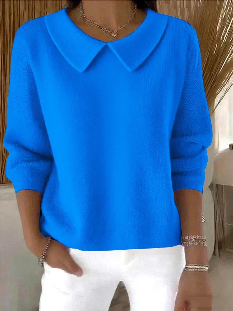 Lysandra | Women's Collared Long Sleeve Sweater